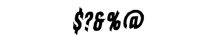ElderGods BB Italic Font OTHER CHARS