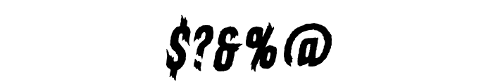 ElderGodsBB-Italic Font OTHER CHARS