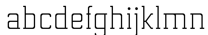 ElectrumADFExp-Light Font LOWERCASE
