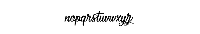 Elegant and Sensational Font LOWERCASE
