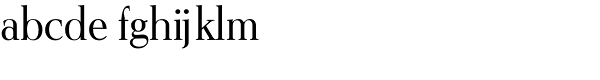 Elegante Roman Font LOWERCASE