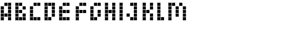Element 15-Squares Font UPPERCASE