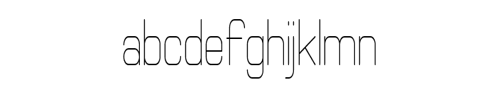 Elgethy Condensed Font LOWERCASE