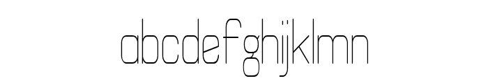 Elgethy Est Condensed Font LOWERCASE