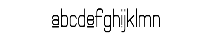Elgethy Upper Bold Condensed Font LOWERCASE