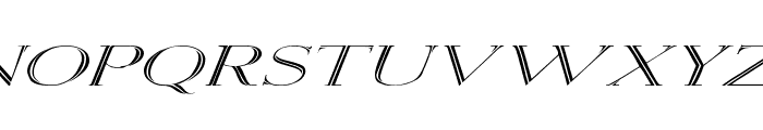 Elizabeth Ex Italic Font UPPERCASE