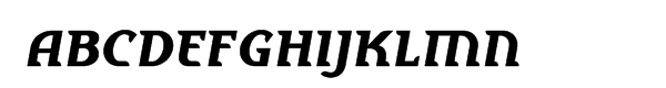 Elkhorn Bold Italic Font UPPERCASE