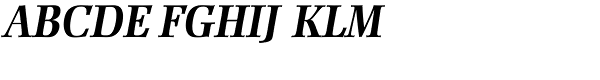 Ellington MTStd-Bold Italic Font UPPERCASE