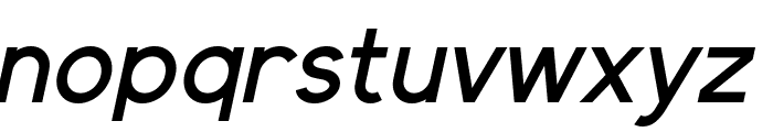 Elliot Sans Medium Italic Font LOWERCASE