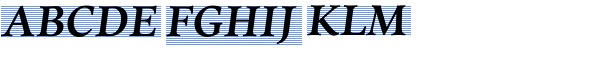 Elmhurst-Bold Italic Font UPPERCASE
