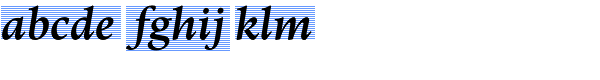 Elmhurst-Bold Italic Font LOWERCASE