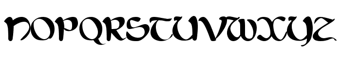 Eltic Font LOWERCASE