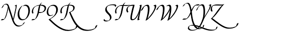 Elysa EF-Light Italic Sw3 Font UPPERCASE