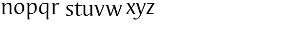 Elysa EF-Regular OsF Font LOWERCASE