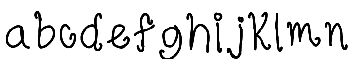 elegantly simple Font LOWERCASE