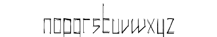 elektrodisiac Font LOWERCASE