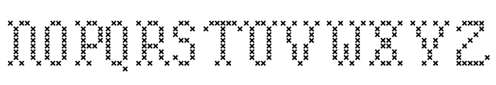 Embroidery Font LOWERCASE
