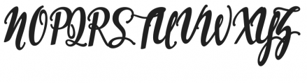 Emillia Script Regular otf (400) Font UPPERCASE