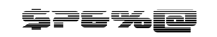 Emissary Scanlines Font OTHER CHARS