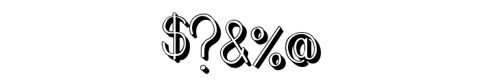 Emmy3D Font OTHER CHARS