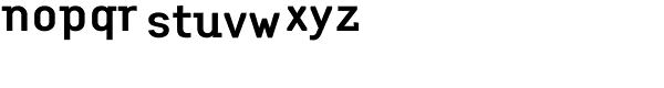 Empirical Four Font LOWERCASE