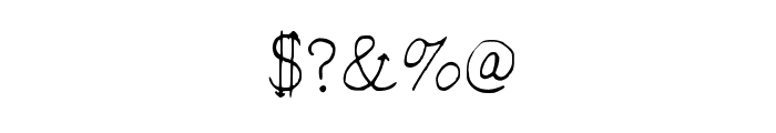 Empyrean Medium Font OTHER CHARS