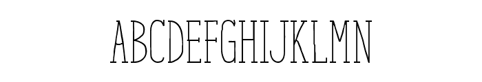 ENYO Serif Light Font UPPERCASE