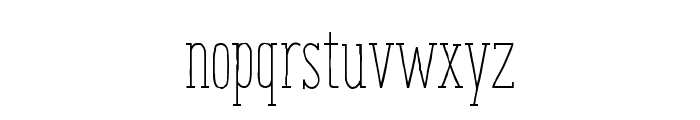 ENYO Serif Light Font LOWERCASE