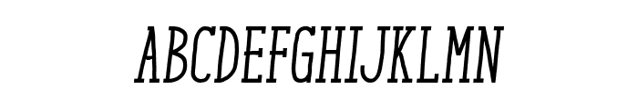 ENYO Serif Medium Italic Font UPPERCASE