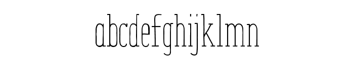 ENYOSerifLight Font LOWERCASE