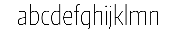 Encode Sans Compressed Thin Font LOWERCASE