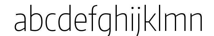 Encode Sans Condensed Thin Font LOWERCASE