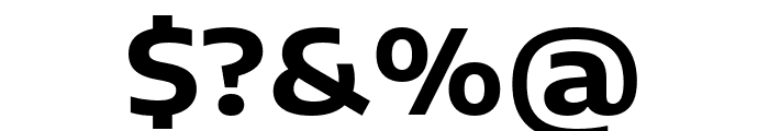 Encode Sans Expanded Bold Font OTHER CHARS