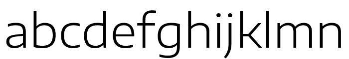 Encode Sans Expanded Light Font LOWERCASE