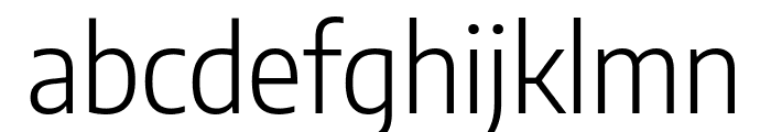 Encode Sans Semi Condensed Light Font LOWERCASE