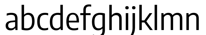 Encode Sans Semi Condensed Regular Font LOWERCASE