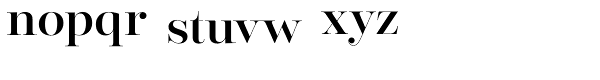 Encorpada Classic Font LOWERCASE