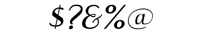 EngebrechtreExp-Italic Font OTHER CHARS