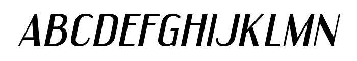 EngebrechtreExp-Italic Font LOWERCASE