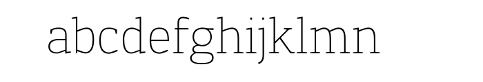 Engel New Serif Extra Light CE OT Font LOWERCASE