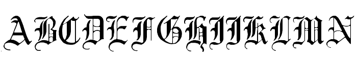 English-Gothic--17th-c- Font UPPERCASE