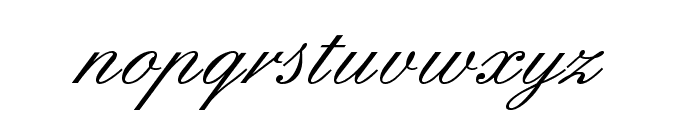 English Font LOWERCASE