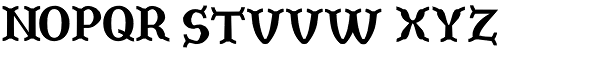 Engravers Gothic Font UPPERCASE