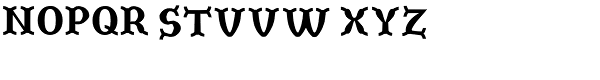 Engravers Gothic Font LOWERCASE