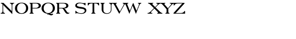 Engravers Roman BT Font LOWERCASE