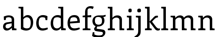 Enriqueta-Regular Font LOWERCASE