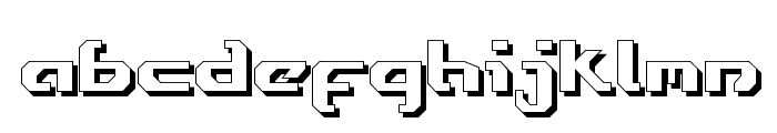 Ensign Flandry Shadow Font LOWERCASE