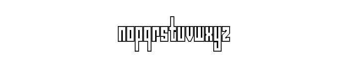 en tall Regular Font LOWERCASE