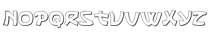 Ephesian 3D Font UPPERCASE