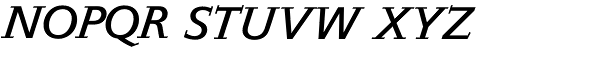 Epikur BQ-Italic Font UPPERCASE
